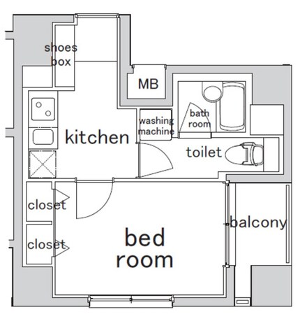 レアシス秋葉原の物件間取画像